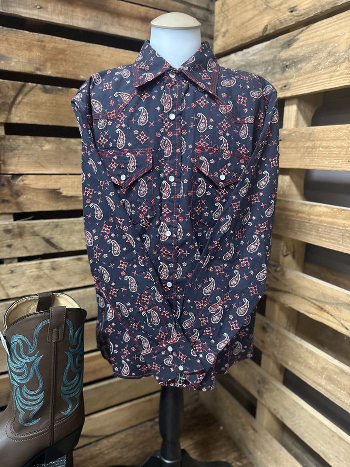 Lil’ Dude Bandana Snap Shirt