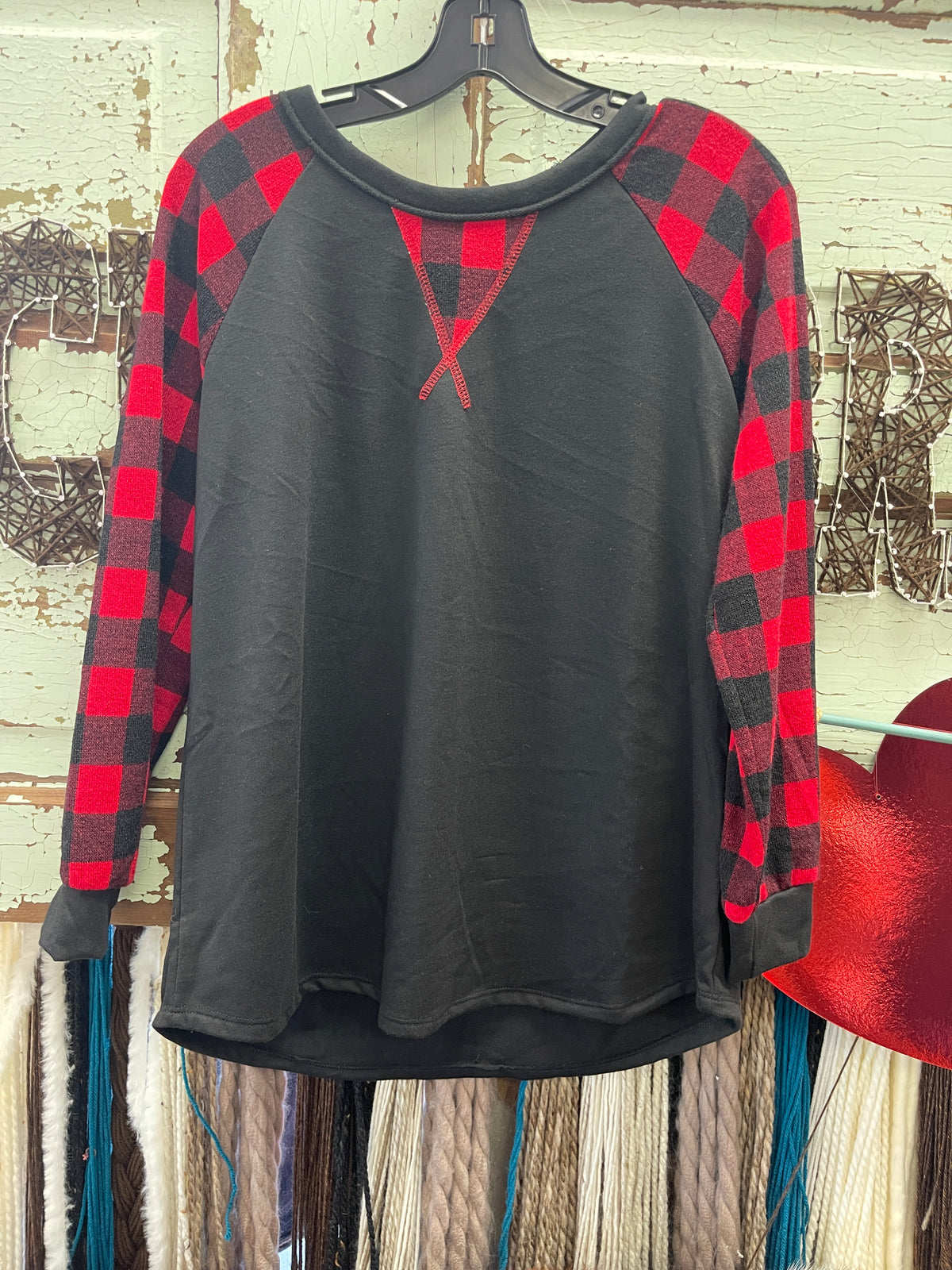 Buffalo Plaid Top