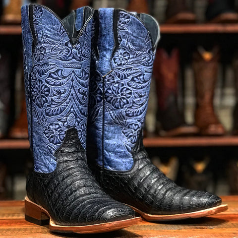Tanner Caiman Belly Boots