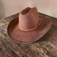 🤠Vegan Suede Cowboy Hat W/ Suede Hat Band