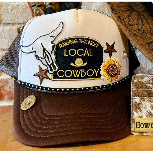 Cow Skull Iron On Patch