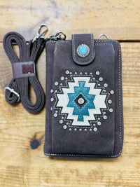 MW Aztec Crossbody Wallet