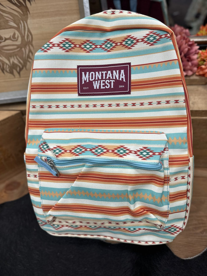 Montana West Sunset Aztec Print Backpack