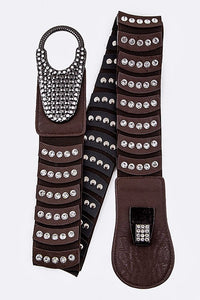 Rhinestone Stretch Belts