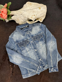 Aztec Charm Denim Jacket