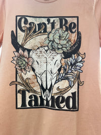 Can't Be Tamed Peach T-Shirt