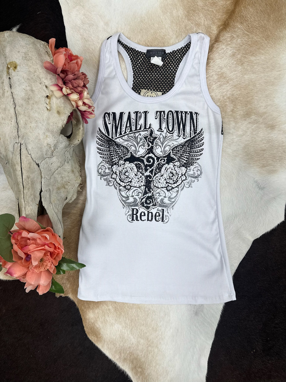 Small Town Rebel Graphic Tank