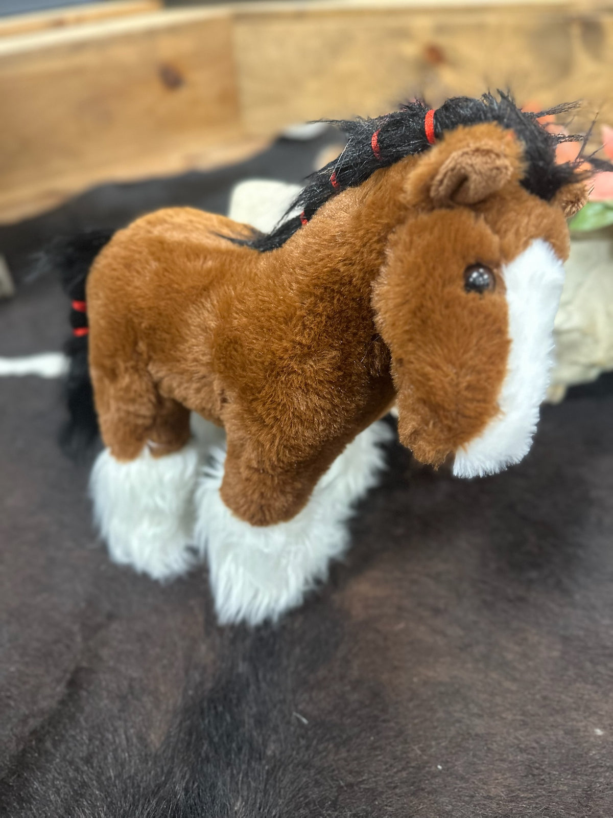 Clydesdale Stuffed Animal – The Petting Zoo