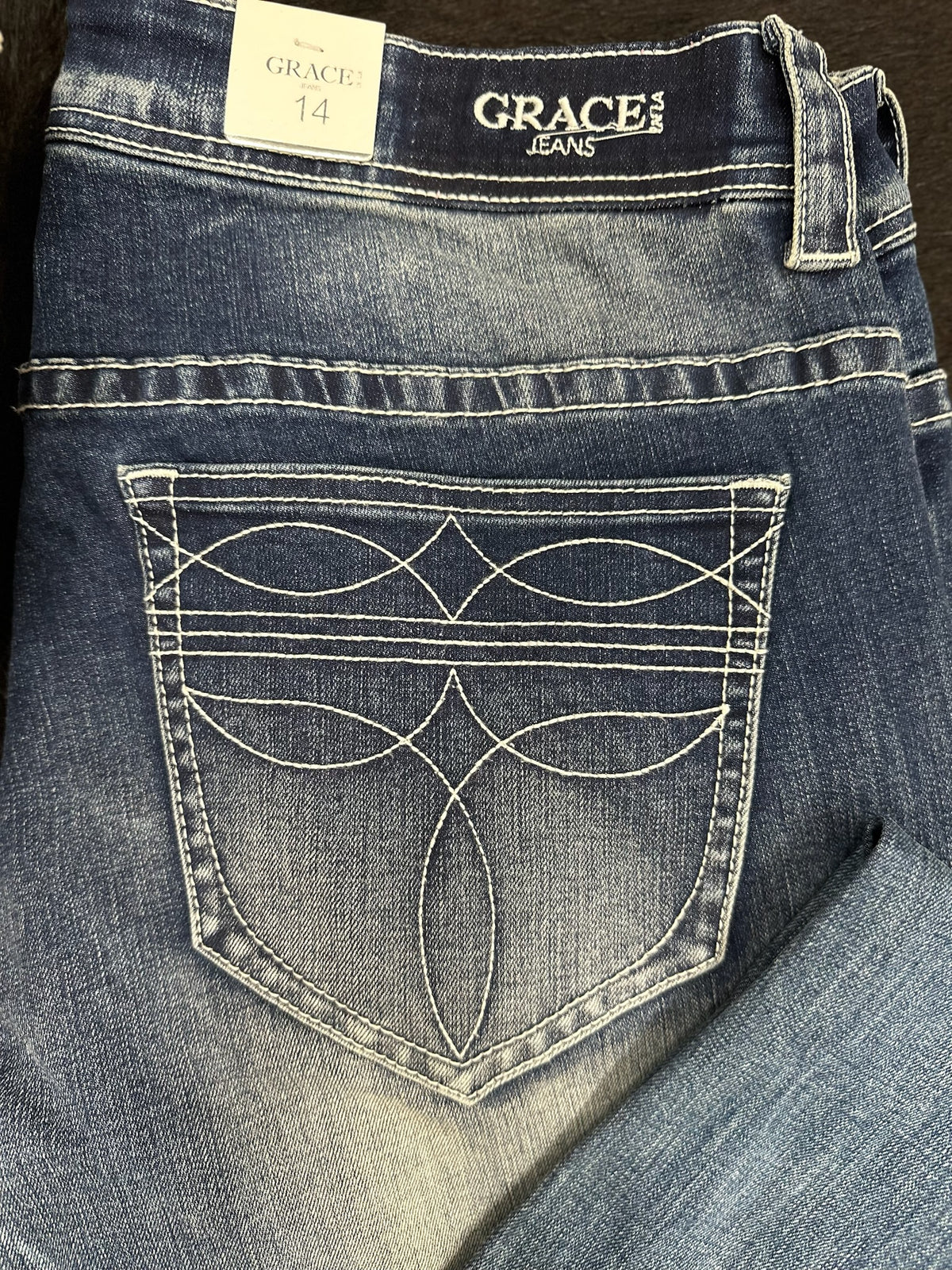 Ranch Stitched Bootcut Jeans