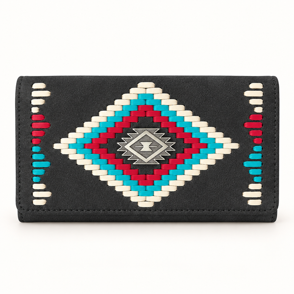 Desert Trails Western Woven Concho Wallets