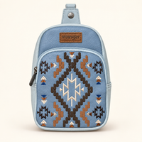 Wrangler Aztec Embroidered Sling Bag