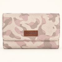 Wrangler Camo Flap Crossbody Purse