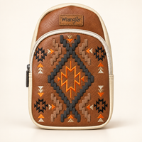 Wrangler Aztec Embroidered Sling Bag