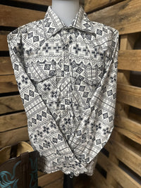 Lil’ Dude Aztec Snap Shirt