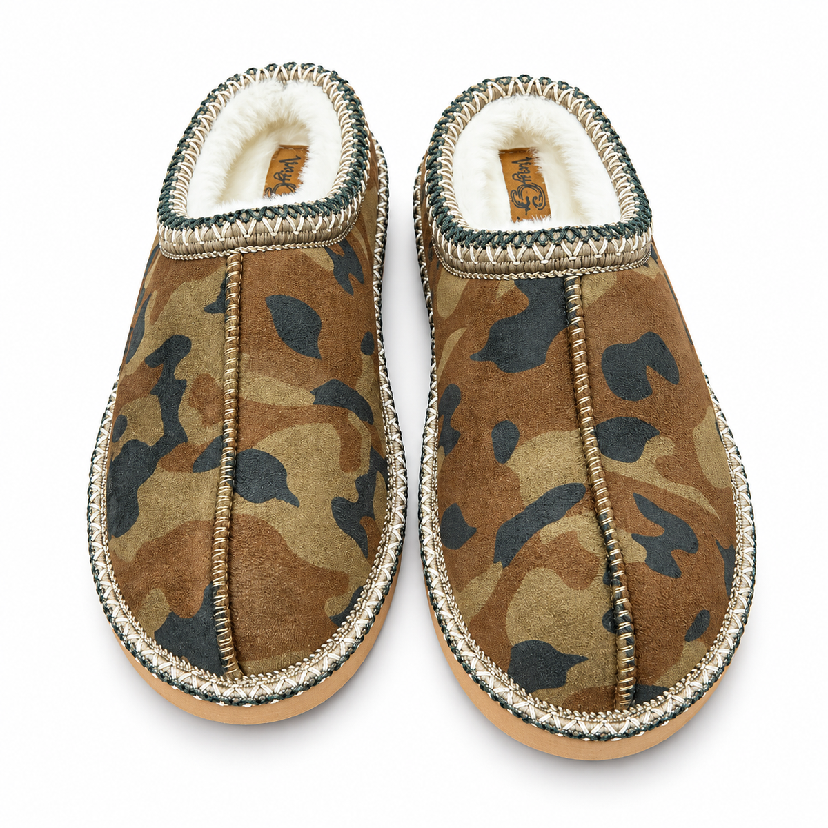Very G Cozy Camo Slippers