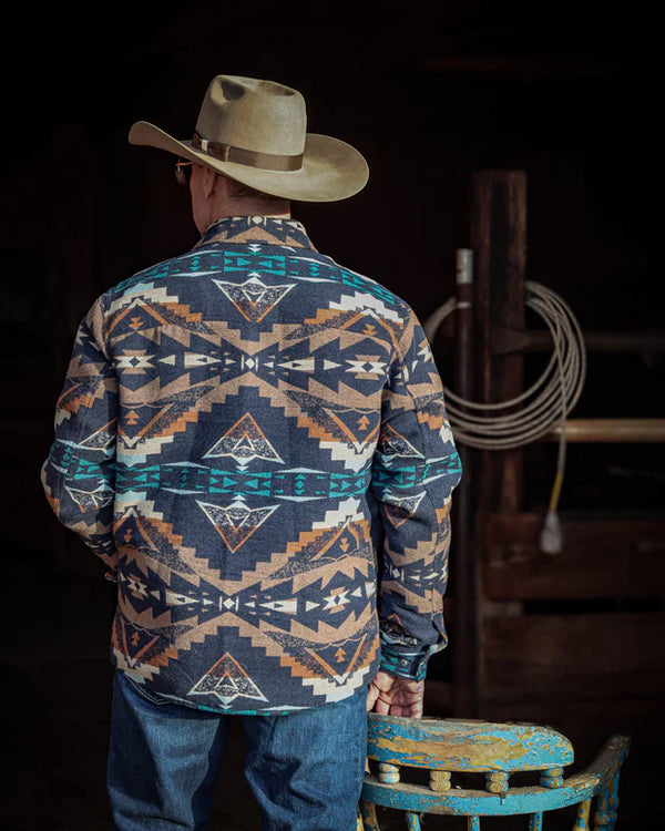 Men's Aztec Shirt Jacket