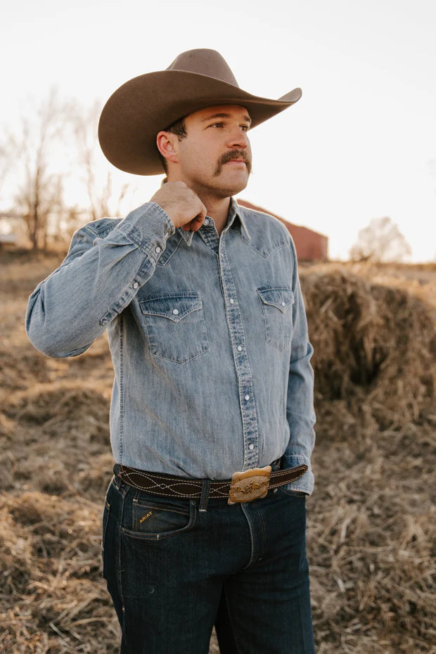 Men's Denim Western Shirt