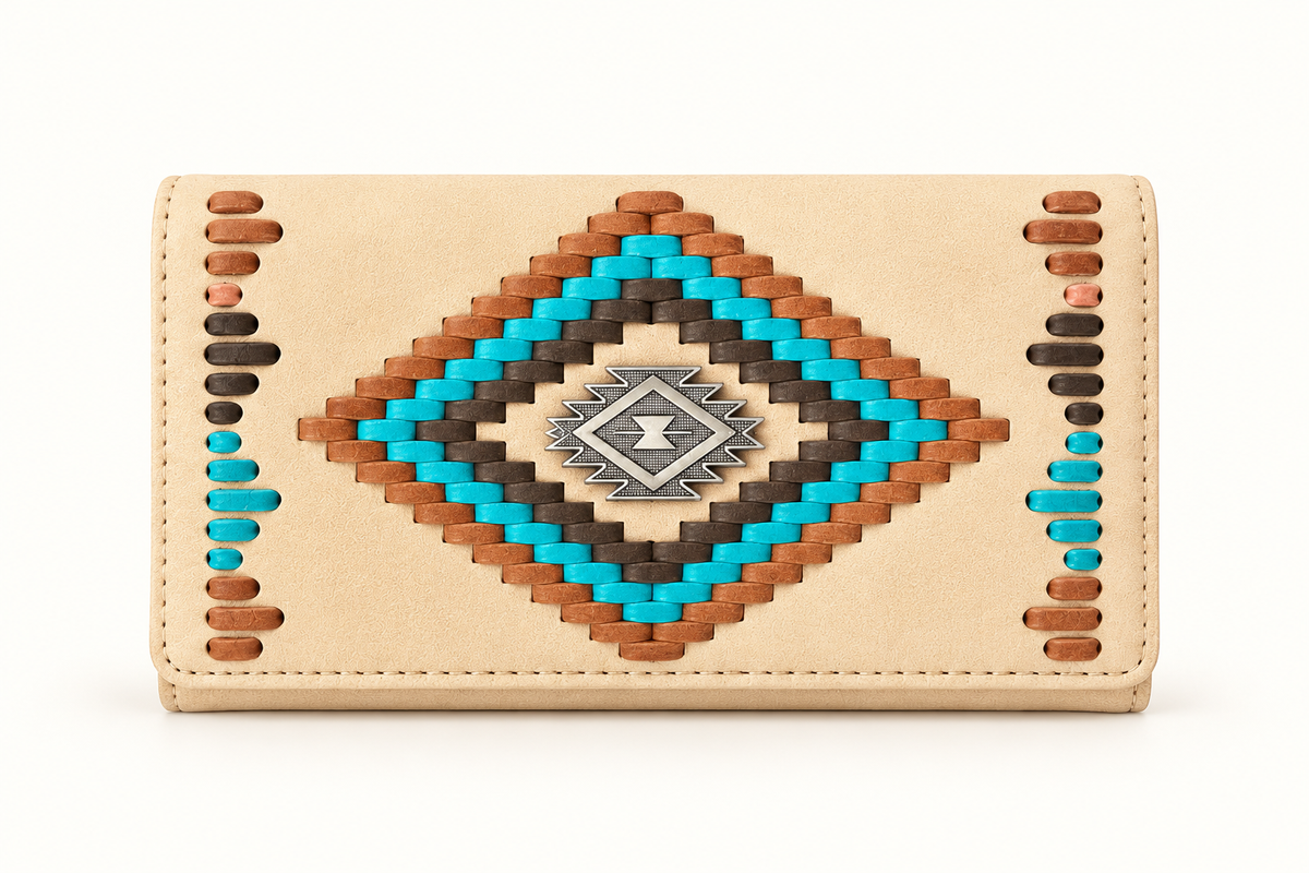 Desert Trails Western Woven Concho Wallets