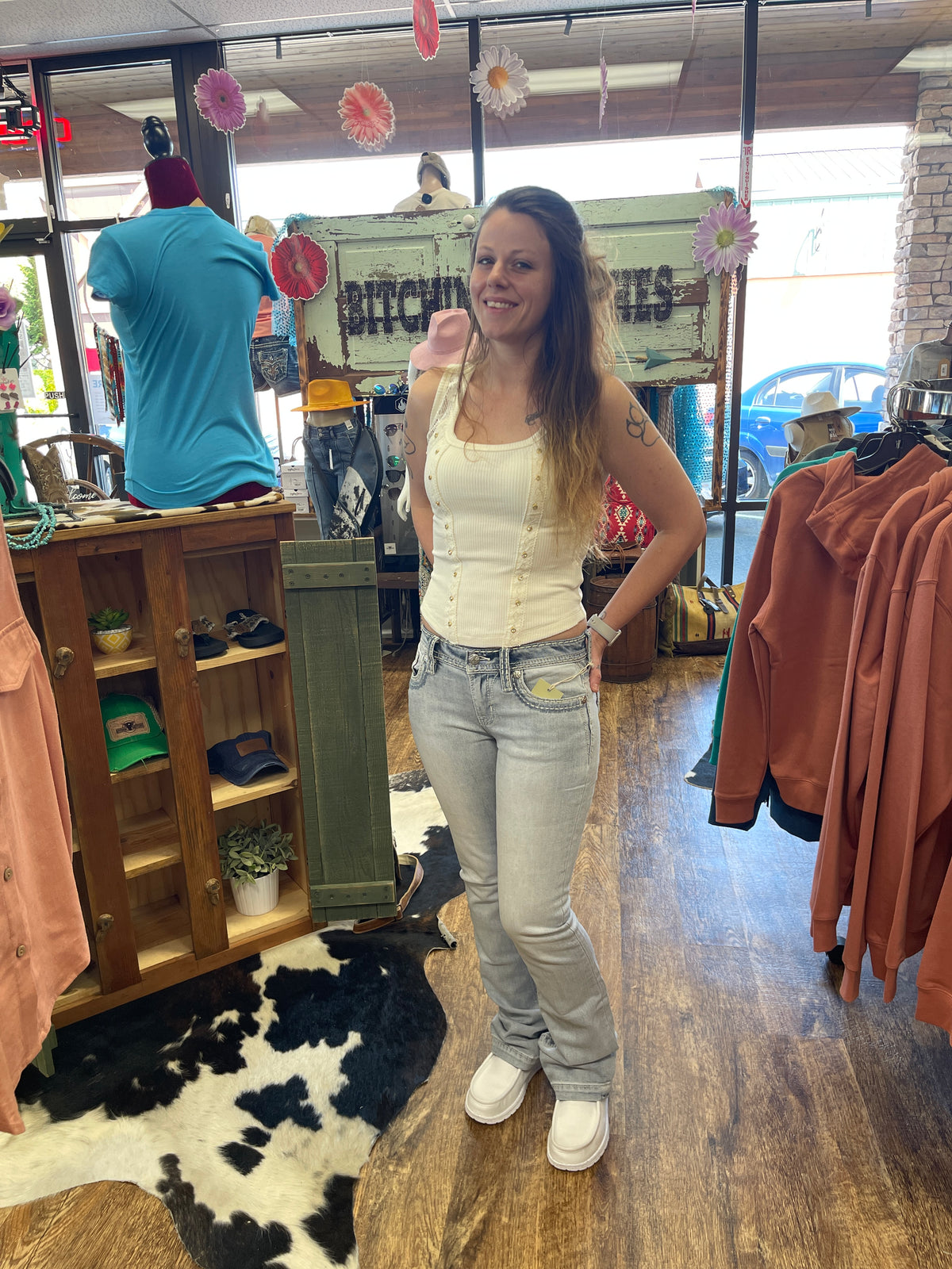 Miss Me Haven Stitch Bootcut Jean