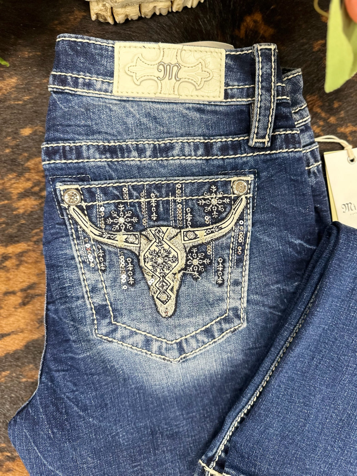 Miss Me Longhorn Bootcut Jean