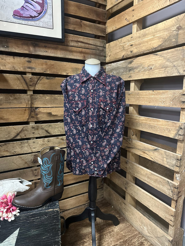 Lil’ Dude Bandana Snap Shirt
