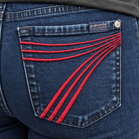 7 For All Mankind Dojo Jeans – Shadow Leaf | 34” Inseam