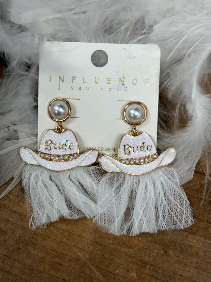 Western Bride Glam Earrings