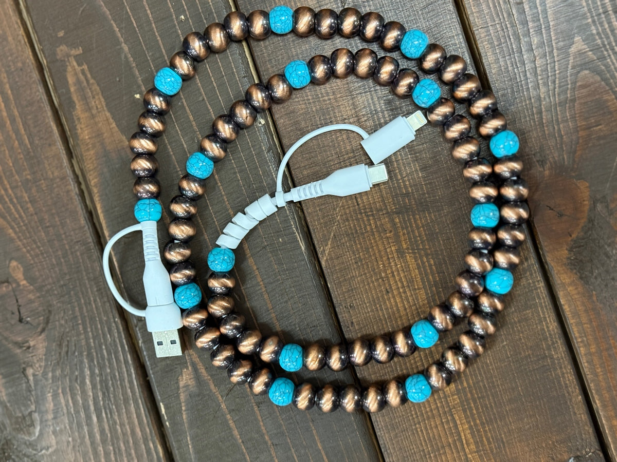 4-in-1 Beaded Phone Charging Cable