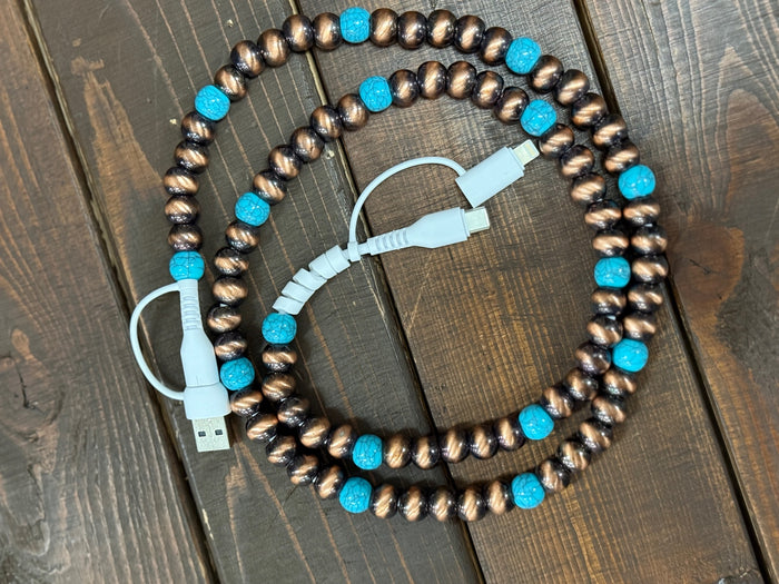 4-in-1 Beaded Phone Charging Cable