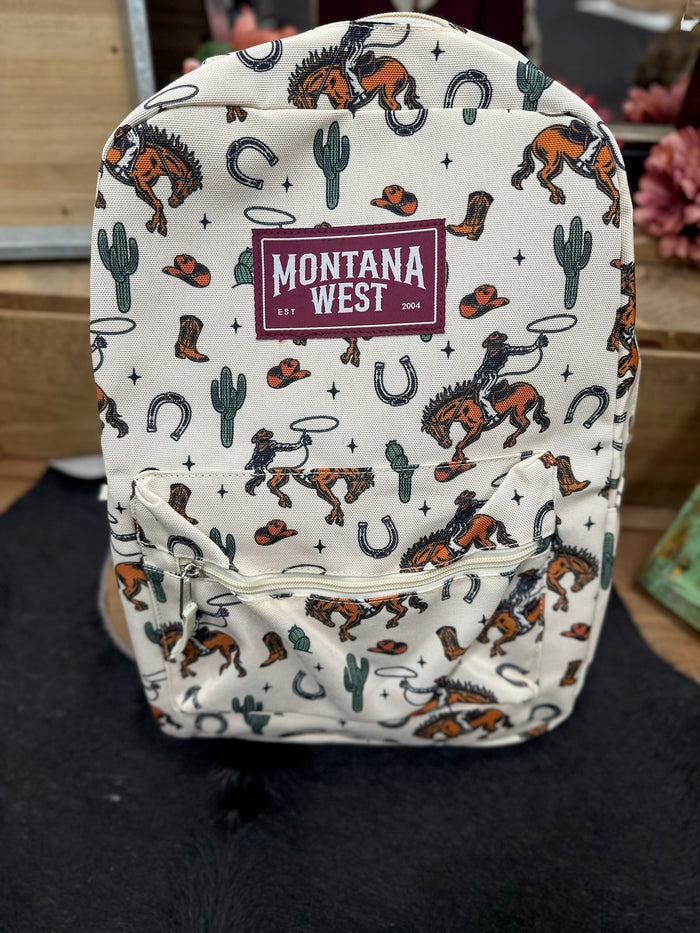 Montana West "Lonesome Rider" Cowboy Backpack