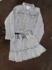Li’l Britches Pleated Skirt by ML Kids