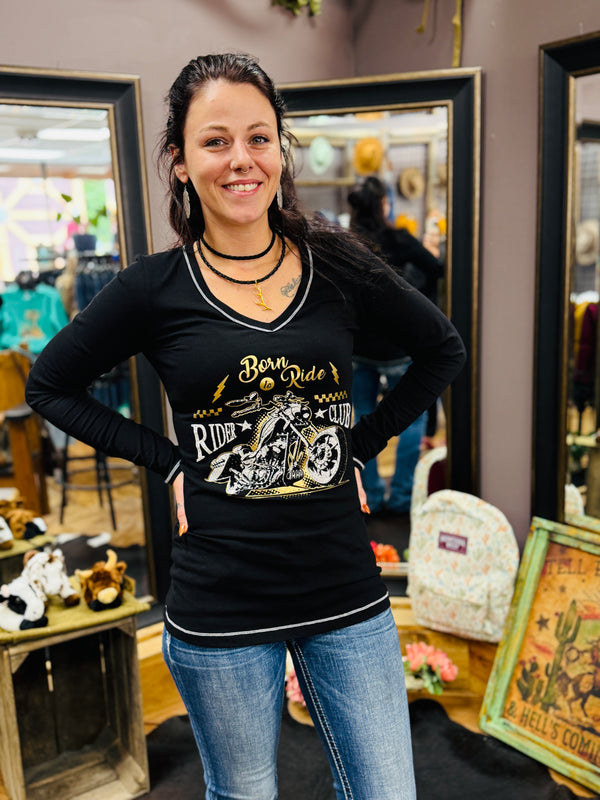 Born to Ride – Ride Club Long Sleeve Tee
