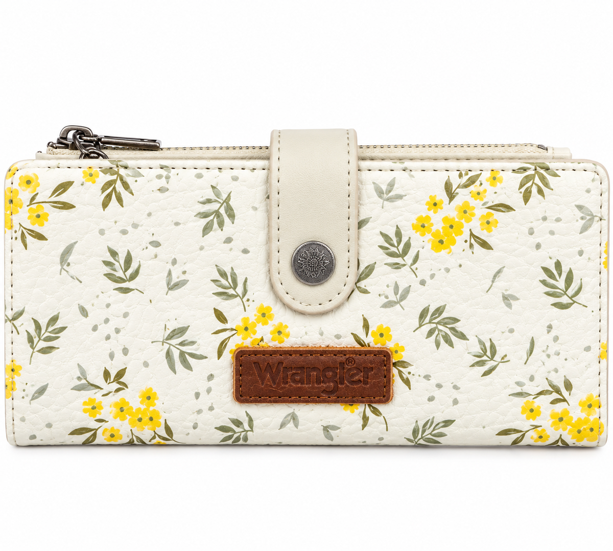 Wrangler Yellow Wildflower Floral Wallet Clutch
