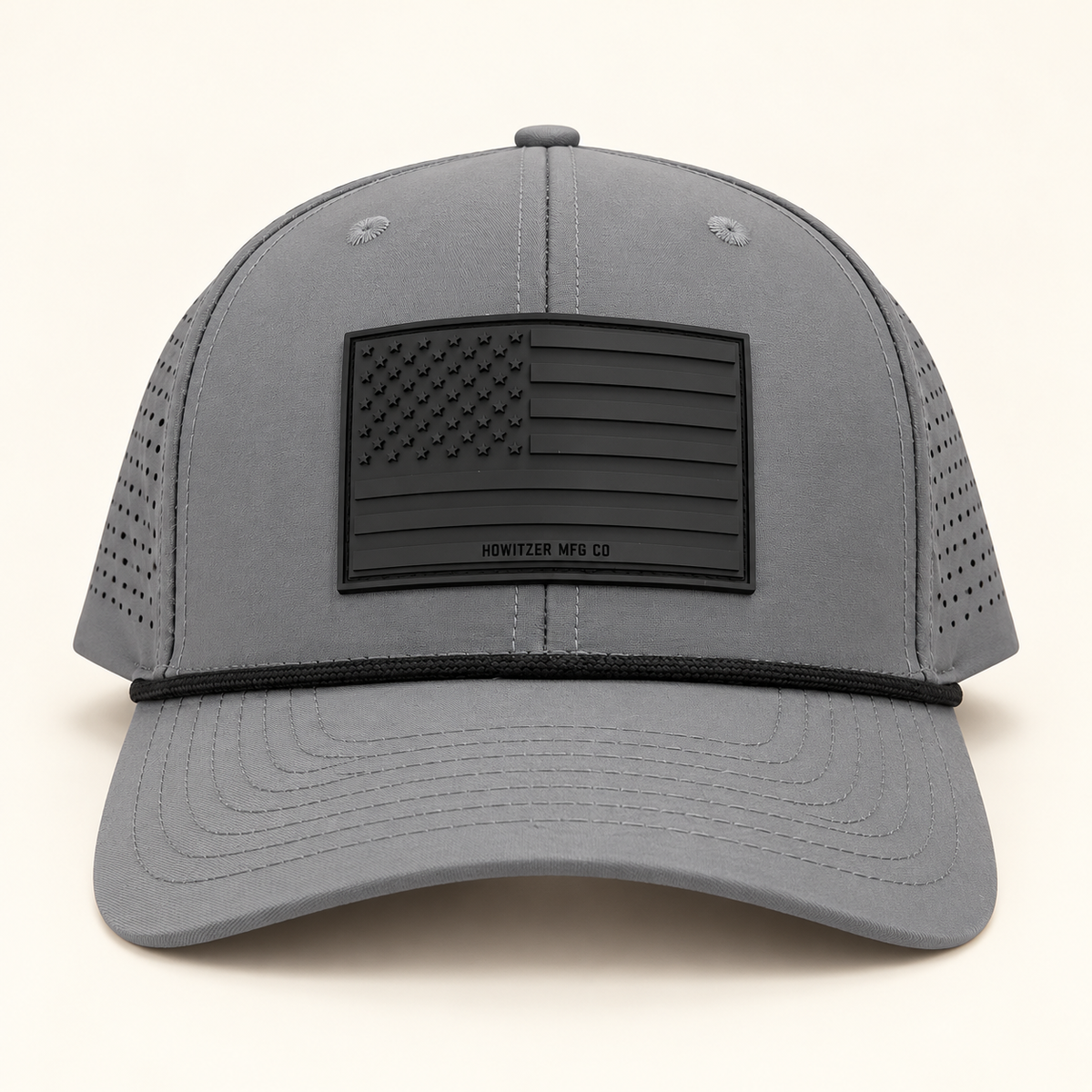 Howitzer Patriotic Patch Hats – American Flag & Dirty Hands