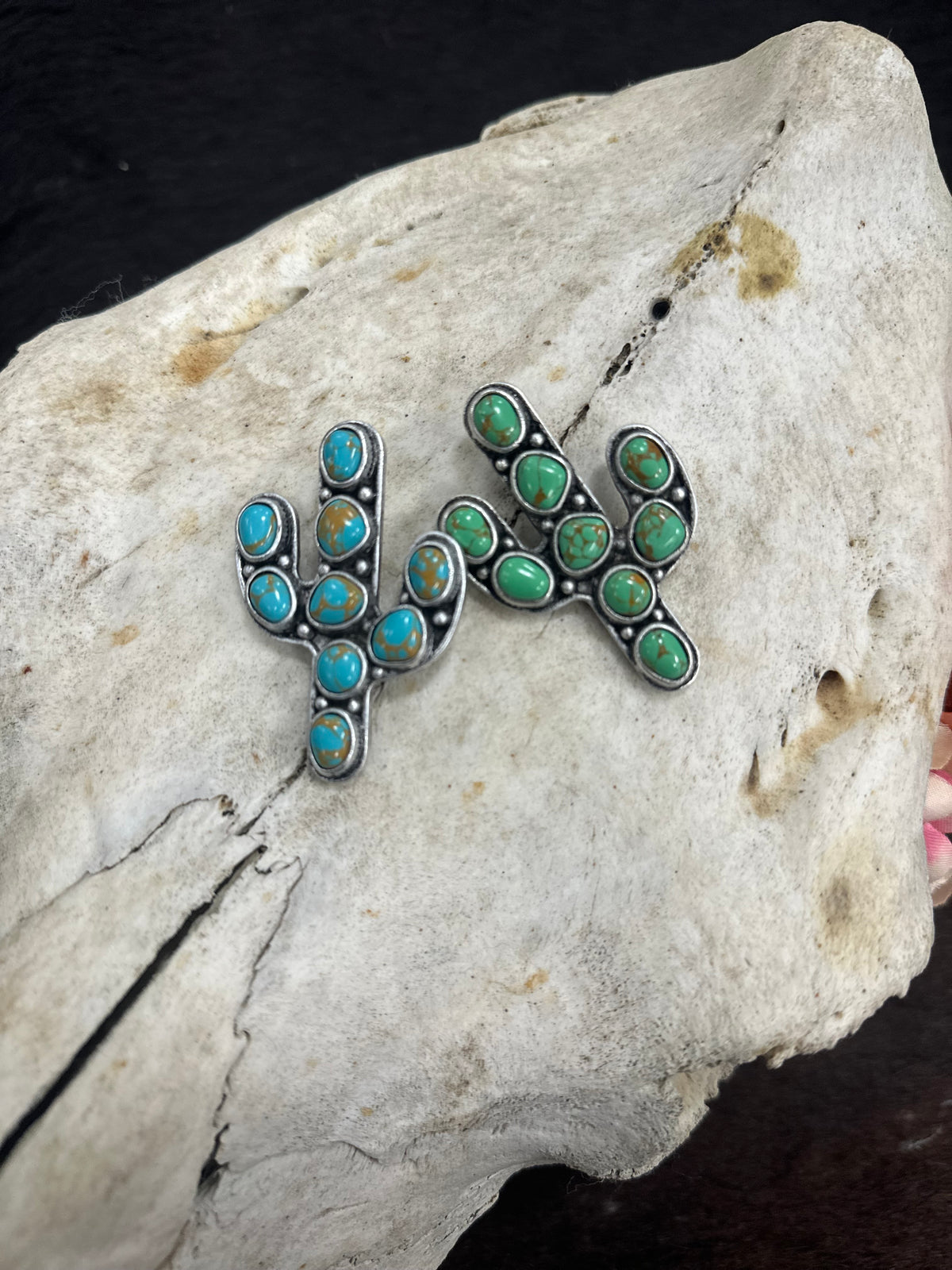 Turquoise Cactus Pocket Clip