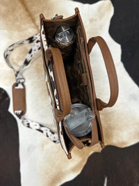 Wrangler Structured Tote with Cup Holders