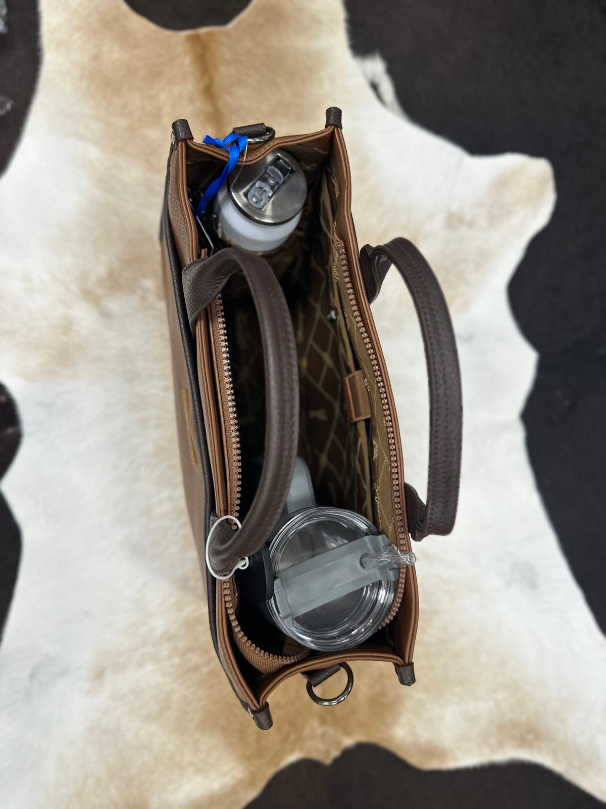 Wrangler Structured Tote with Cup Holders