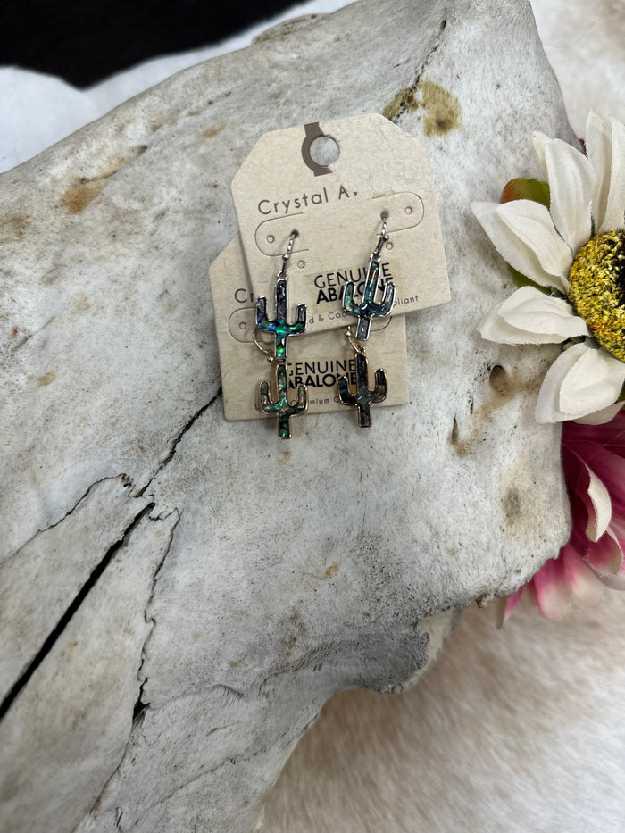 Desert Glow Cactus Earrings