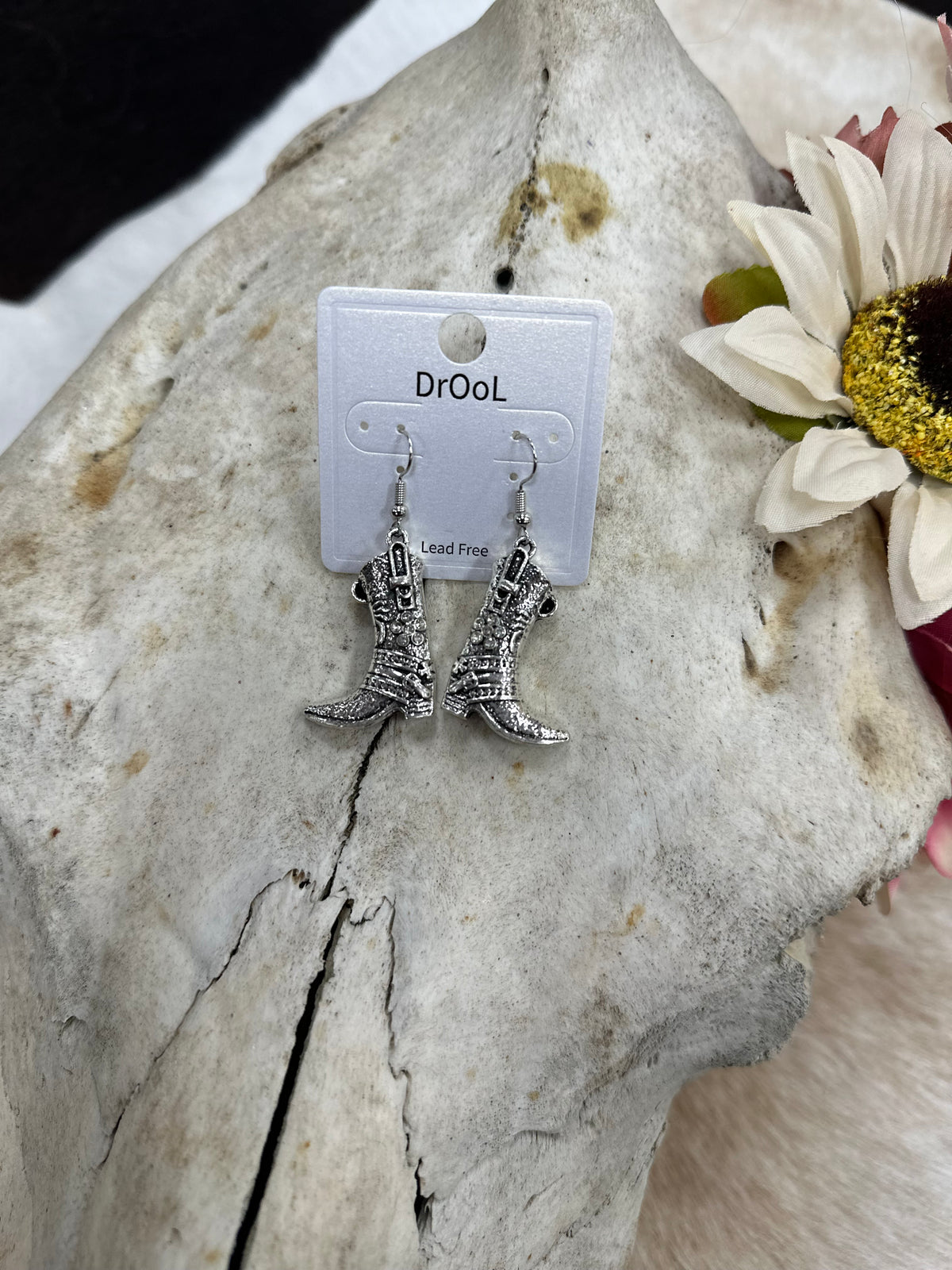 Kickin’ It Cowgirl Boot Earrings
