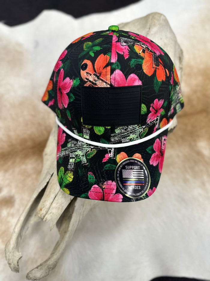 Wild Bloom Floral Trucker Hat