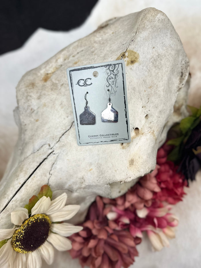 Bootstitch Ear Tag Drop Earrings