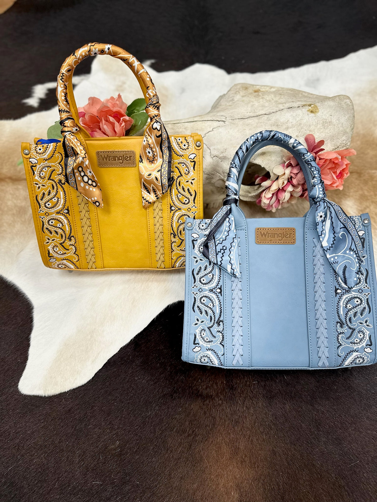 Wrangler Bandana Accent Mini Tote