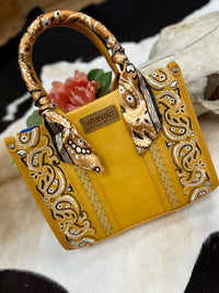 Wrangler Bandana Accent Mini Tote
