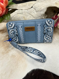 Wrangler Bandana Braided Wristlet Wallet