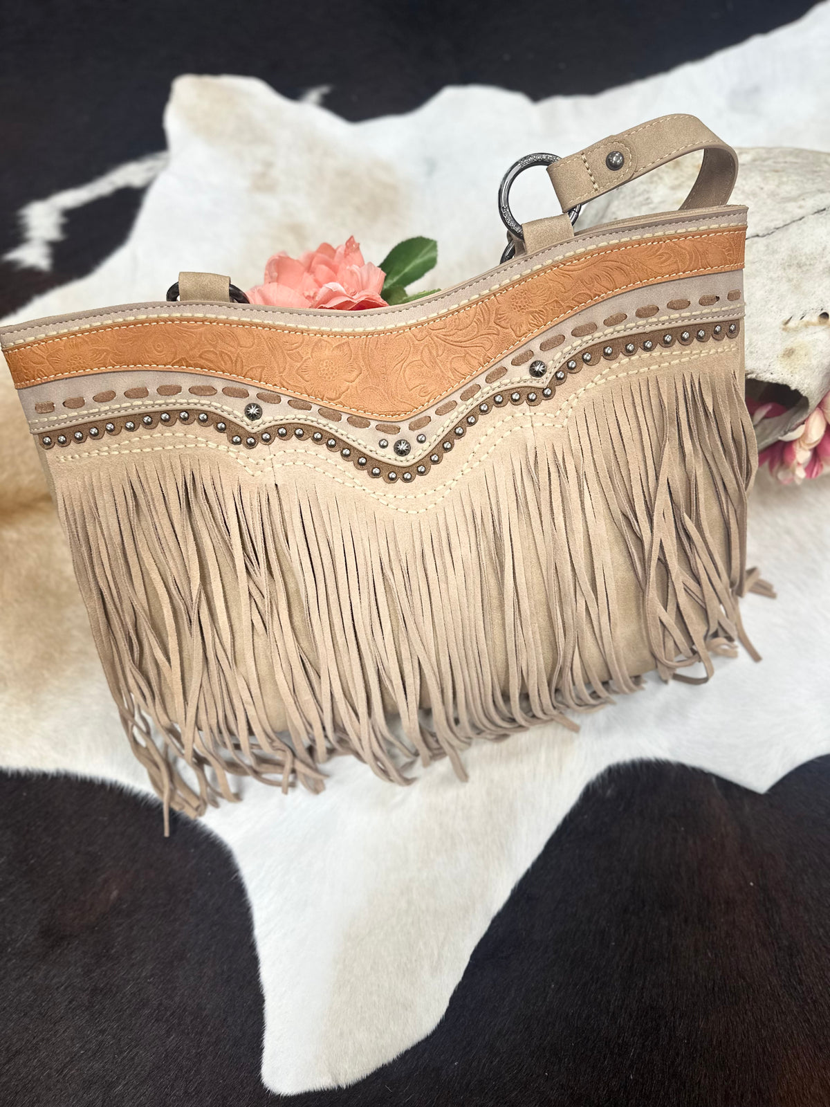 Desert Drift Fringe Tote