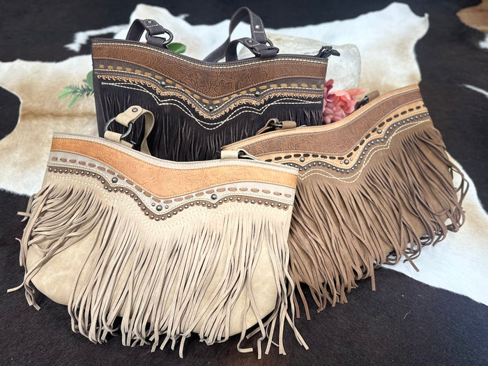 Desert Drift Fringe Tote