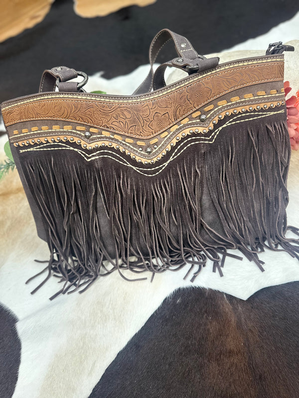 Desert Drift Fringe Tote