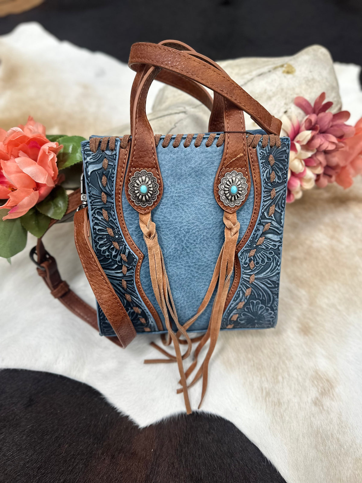 Turquoise Ridge Mini Tote