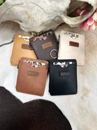 Wrangler Slim Card Holder Wallet with Keychain