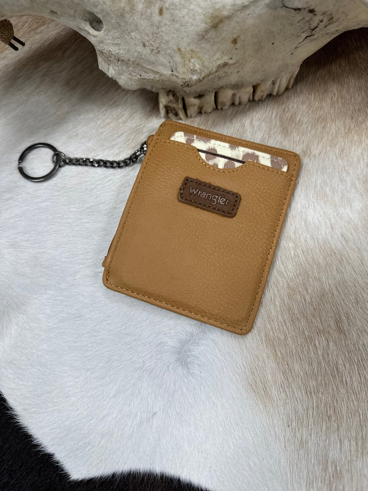 Wrangler Slim Card Holder Wallet with Keychain